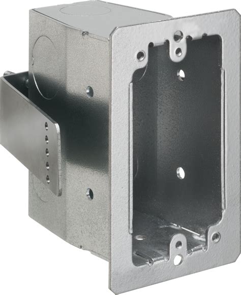 electrical outlet box for brick wall|concrete block outlet box installation.